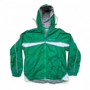 Vintage Universal Studios green reversible windbreaker jacket size small‎